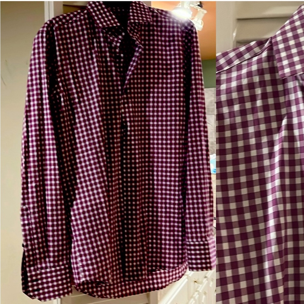 Brand new Boss dress shirt.Beautiful berry color.